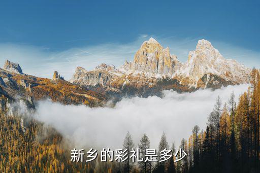 新鄉(xiāng)的彩禮是多少