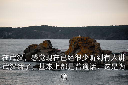 在武漢，感覺現(xiàn)在已經很少聽到有人講武漢話了，基本上都是普通話，這是為啥