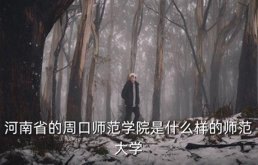 河南省的周口師范學(xué)院是什么樣的師范大學(xué)