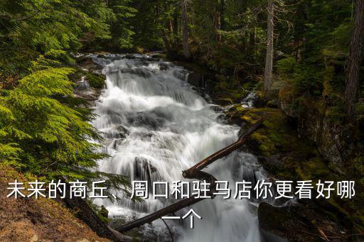 未來的商丘、周口和駐馬店你更看好哪一個