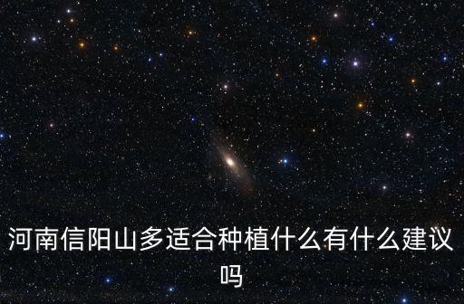 河南信陽山多適合種植什么有什么建議嗎