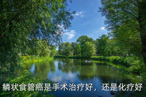 鱗狀食管癌是手術治療好，還是化療好