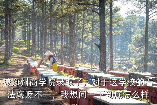 被鄭州商學院錄取了，對于這學校的看法褒貶不一，我想問一下到底怎么樣