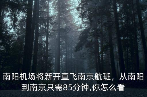 南京到南陽拼車多少錢,從南陽到南京只需85分鐘