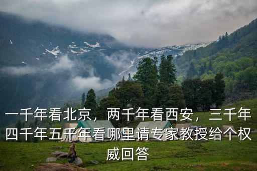 一千年看北京，兩千年看西安，三千年四千年五千年看哪里請(qǐng)專家教授給個(gè)權(quán)威回答