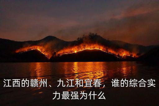 江西的贛州、九江和宜春，誰的綜合實力最強為什么