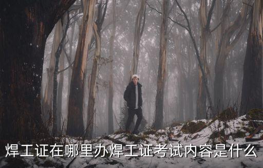 焊工證在哪里辦焊工證考試內容是什么