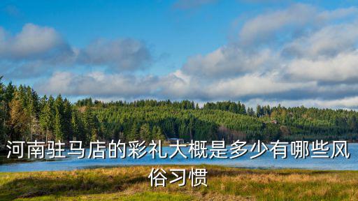河南駐馬店的彩禮大概是多少有哪些風(fēng)俗習(xí)慣