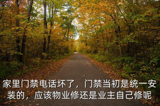 焦作門禁壞了怎么維修,居民樓門禁監控壞了怎么修