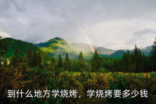 到什么地方學燒烤，學燒烤要多少錢