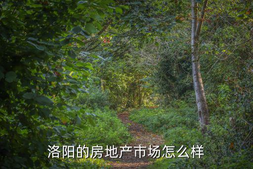 洛陽的房地產市場怎么樣