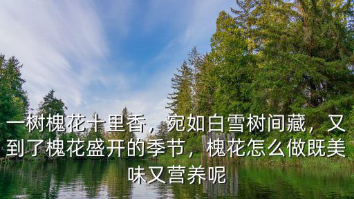 一樹槐花十里香，宛如白雪樹間藏，又到了槐花盛開的季節，槐花怎么做既美味又營養呢