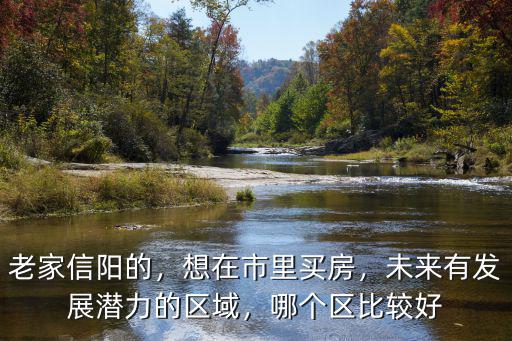 老家信陽的，想在市里買房，未來有發(fā)展?jié)摿Φ膮^(qū)域，哪個區(qū)比較好