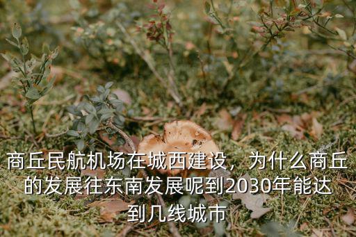 商丘民航機場在城西建設，為什么商丘的發展往東南發展呢到2030年能達到幾線城市