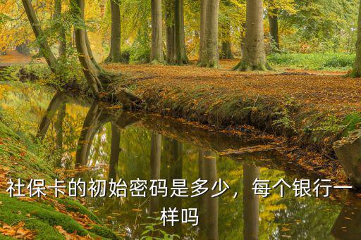 社?？ǖ某跏济艽a是多少，每個銀行一樣嗎