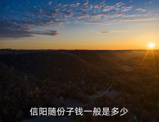 信陽隨份子錢一般是多少