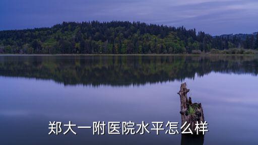 鄭大一附醫(yī)院水平怎么樣