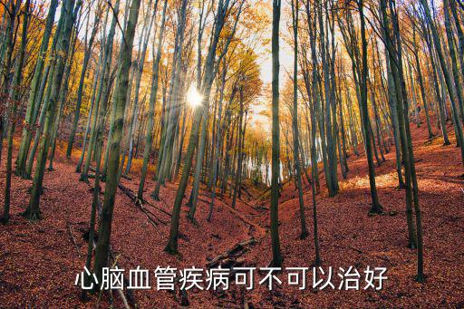 心腦血管疾病可不可以治好