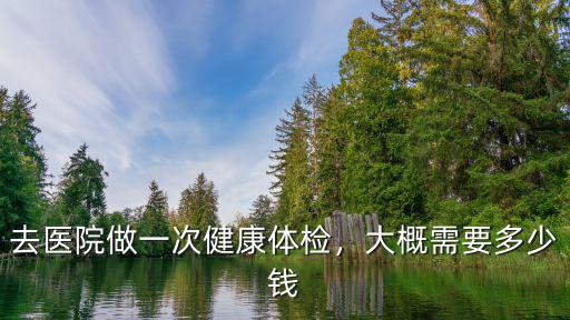 去醫院做一次健康體檢，大概需要多少錢