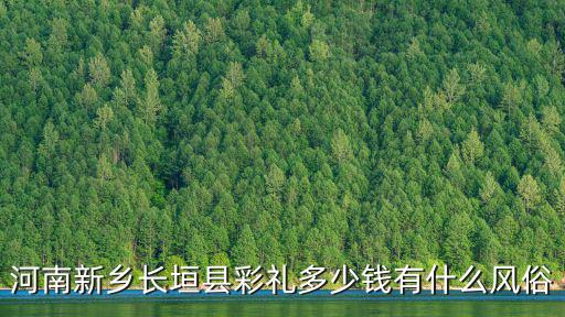 河南新鄉(xiāng)長(zhǎng)垣縣彩禮多少錢有什么風(fēng)俗
