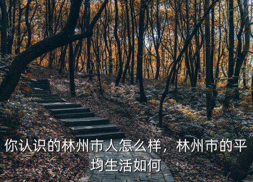 你認識的林州市人怎么樣，林州市的平均生活如何