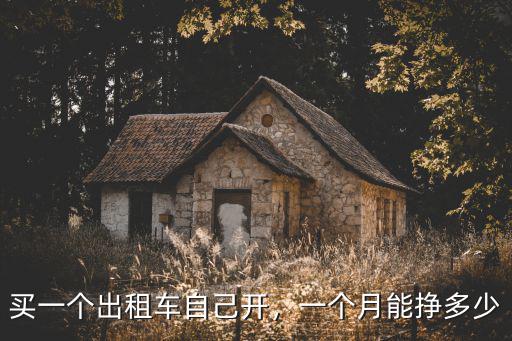 買一個(gè)出租車自己開，一個(gè)月能掙多少