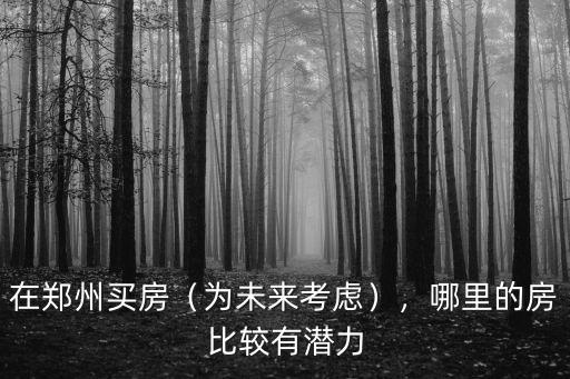 鄭州找房去哪里,要去鄭州找工作了