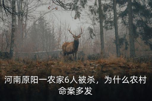 河南原陽縣有多少人經濟如何,如何看待河南原陽滅門案