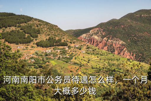 河南南陽市公務員待遇怎么樣，一個月大概多少錢