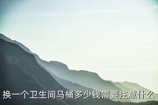 換一個衛生間馬桶多少錢需要注意什么