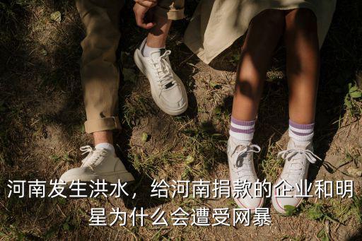 河南發生洪水，給河南捐款的企業和明星為什么會遭受網暴