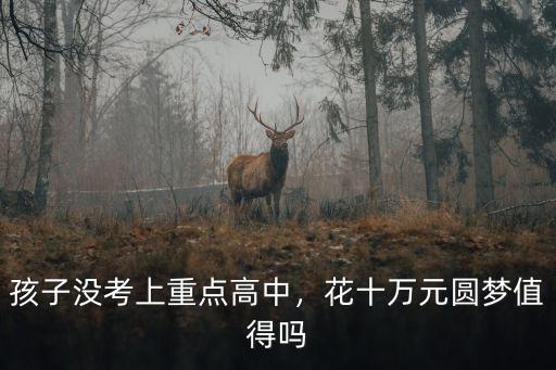 開封重點高中沒考上要花多少錢,孩子沒考上重點高中