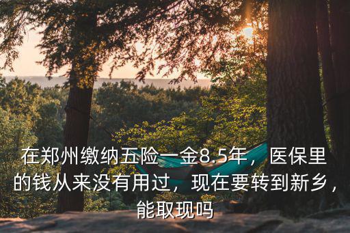 新鄉醫?？]有多少錢,醫保里的錢從來沒有用過