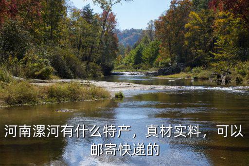 河南漯河有什么特產，真材實料，可以郵寄快遞的