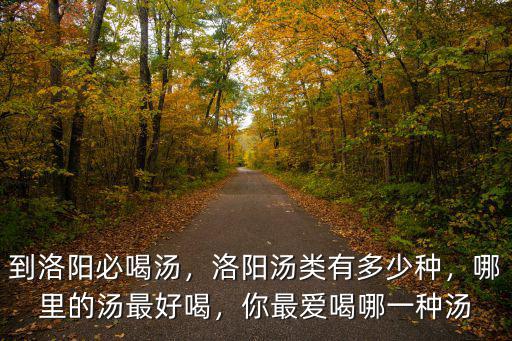 到洛陽必喝湯，洛陽湯類有多少種，哪里的湯最好喝，你最愛喝哪一種湯