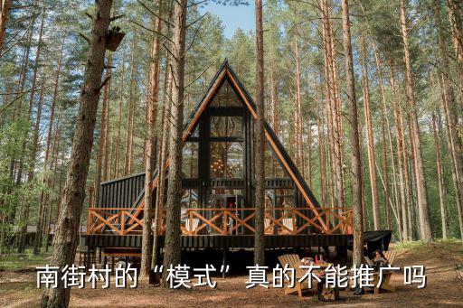 南街村的“模式”真的不能推廣嗎