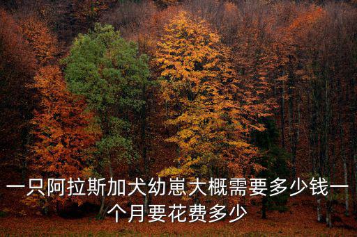 許昌阿拉斯加犬多少錢,阿拉斯加犬好養嗎