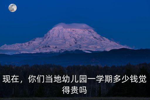 現在，你們當地幼兒園一學期多少錢覺得貴嗎