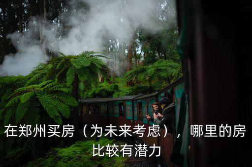 在鄭州買房（為未來考慮），哪里的房比較有潛力