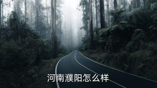 河南濮陽市的人怎么樣,河南濮陽怎么樣