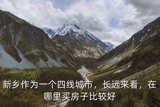 新鄉(xiāng)作為一個(gè)四線城市，長遠(yuǎn)來看，在哪里買房子比較好