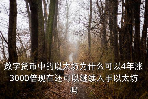 數字貨幣中的以太坊為什么可以4年漲3000倍現在還可以繼續入手以太坊嗎
