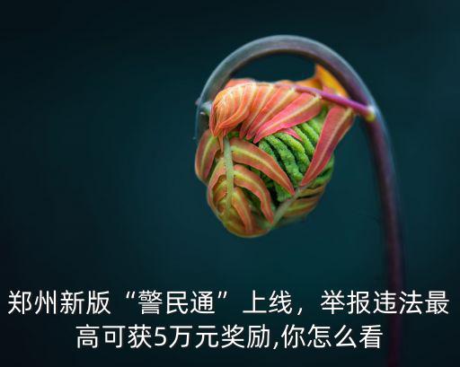 鄭州警民通怎么報警,鄭州新版警民通上線