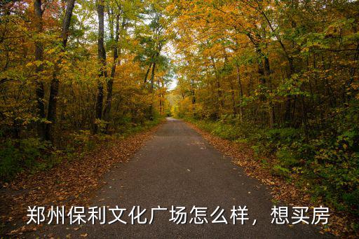 鄭州保利文化廣場(chǎng)怎么樣，想買房