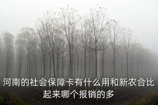 河南農(nóng)村社會(huì)保障卡怎么用,農(nóng)村醫(yī)保卡在異地怎么用
