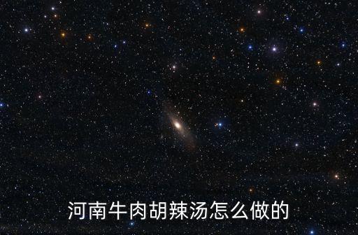 河南祖傳牛肉怎么做,河南牛肉胡辣湯怎么做的