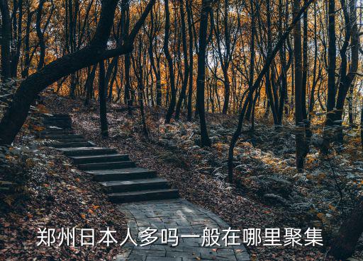 鄭州日本人多嗎一般在哪里聚集