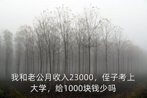 侄兒考上大學給多少禮金坐標河南,現在侄兒考上大學了
