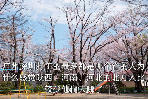 廣州深圳打工的最多都是哪個省的人為什么感覺陜西、河南、河北的北方人比較少他們?nèi)ツ牧? class=