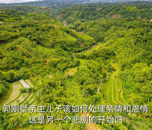 郭剛堂親生兒子該如何處理親情和恩情這是另一個(gè)悲劇的開始嗎